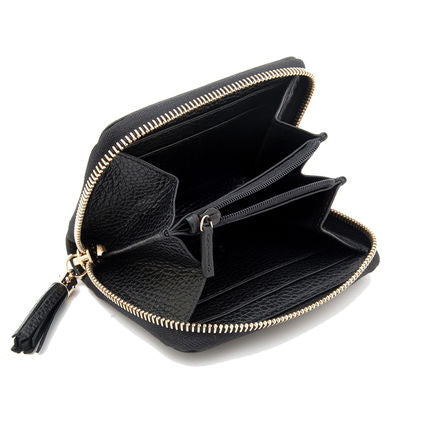 Gucci Soho Zip Tassle Around Wallet - Black