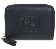 Gucci Soho Zip Tassle Around Wallet - Black